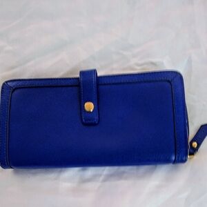 Neiman Marcus Royal Blue Wallet